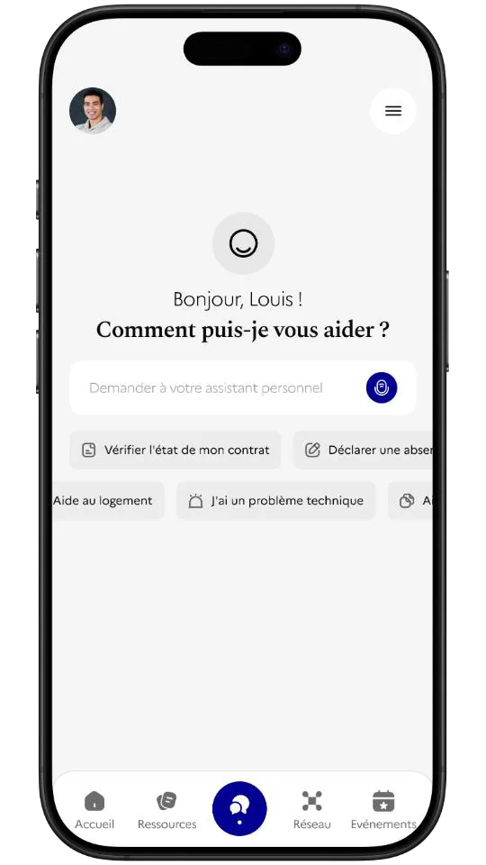 Application apprenti, agent IA